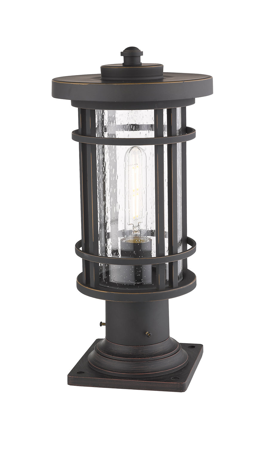 Z-Lite Canada - 570PHM-533PM-ORB - One Light Outdoor Pier Mounted Fixture - Jordan - Oil Rubbed Bronze