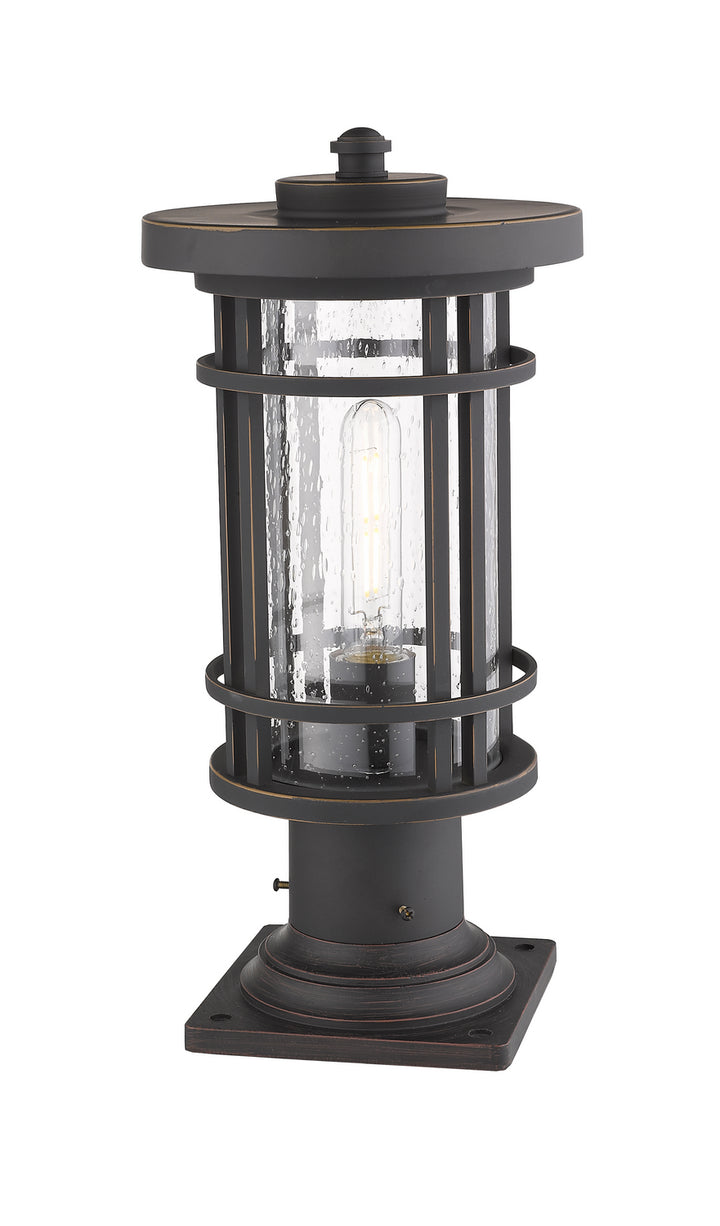 Z-Lite Canada - 570PHM-533PM-ORB - One Light Outdoor Pier Mounted Fixture - Jordan - Oil Rubbed Bronze