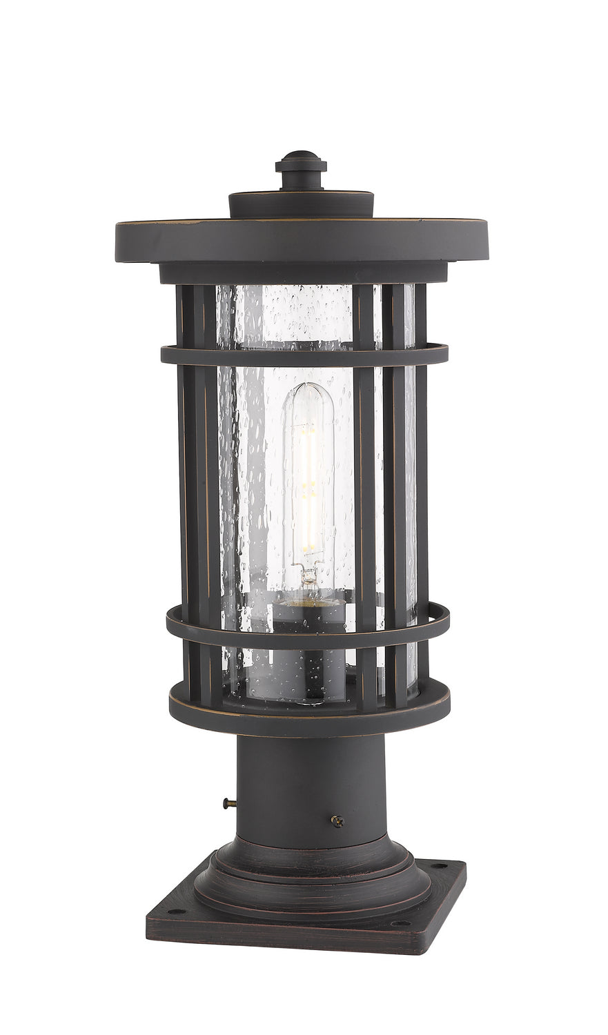 Z-Lite Canada - 570PHM-533PM-ORB - One Light Outdoor Pier Mounted Fixture - Jordan - Oil Rubbed Bronze