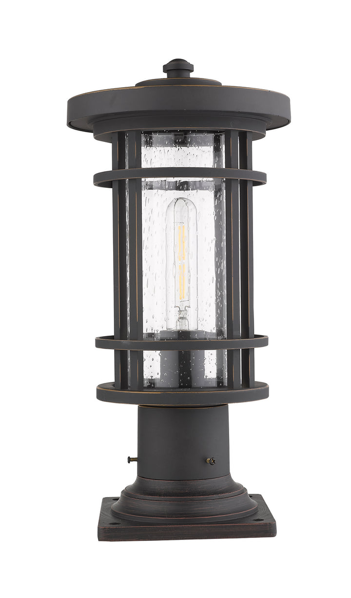 Z-Lite Canada - 570PHM-533PM-ORB - One Light Outdoor Pier Mounted Fixture - Jordan - Oil Rubbed Bronze