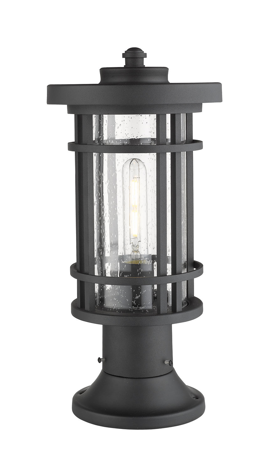 Z-Lite Canada - 570PHM-553PM-BK - One Light Outdoor Pier Mounted Fixture - Jordan - Black