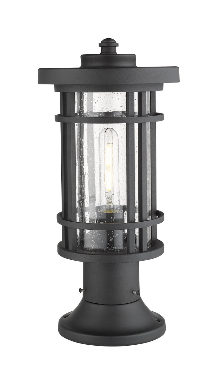 Z-Lite Canada - 570PHM-553PM-BK - One Light Outdoor Pier Mounted Fixture - Jordan - Black
