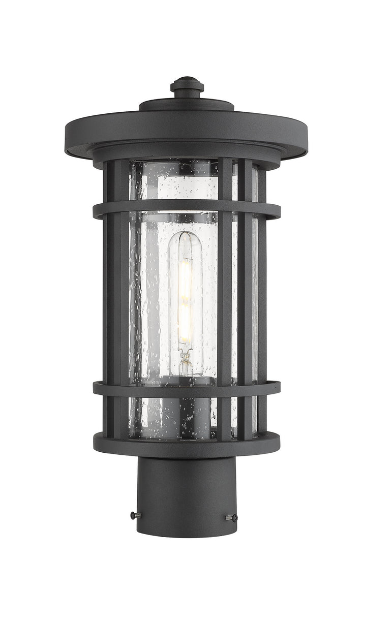 Z-Lite Canada - 570PHM-BK - One Light Outdoor Post Mount Fixture - Jordan - Black