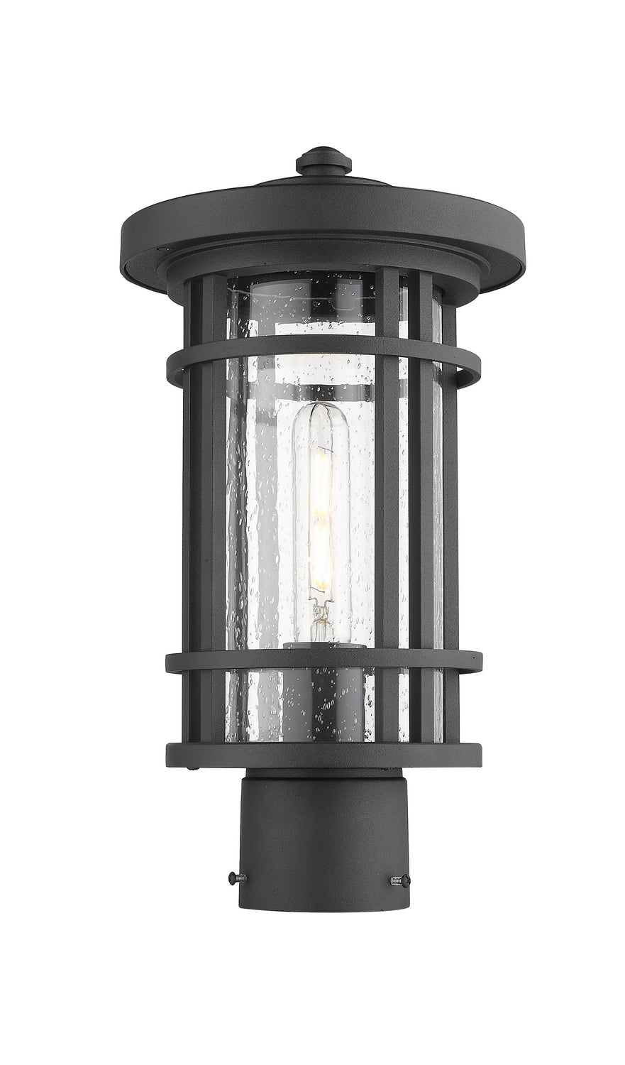 Z-Lite Canada - 570PHM-BK - One Light Outdoor Post Mount Fixture - Jordan - Black