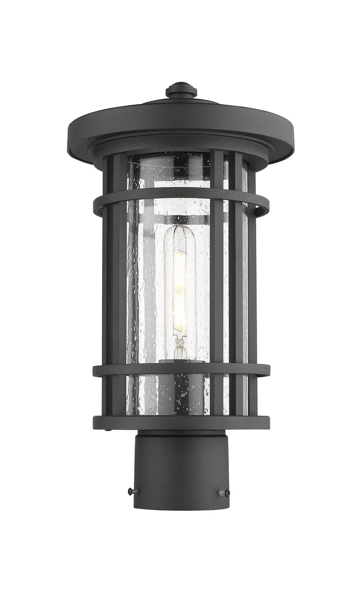 Z-Lite Canada - 570PHM-BK - One Light Outdoor Post Mount Fixture - Jordan - Black