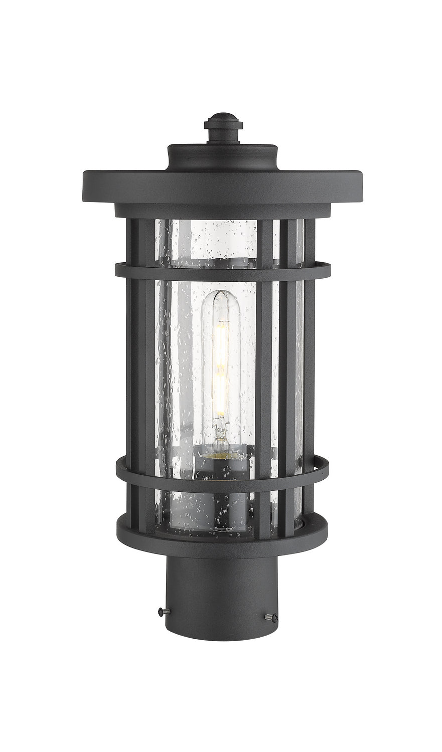 Z-Lite Canada - 570PHM-BK - One Light Outdoor Post Mount Fixture - Jordan - Black