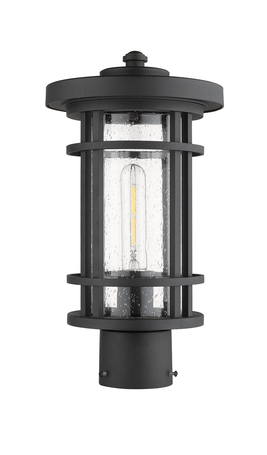 Z-Lite Canada - 570PHM-BK - One Light Outdoor Post Mount Fixture - Jordan - Black