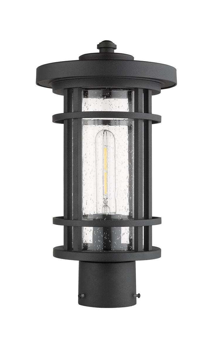 Z-Lite Canada - 570PHM-BK - One Light Outdoor Post Mount Fixture - Jordan - Black