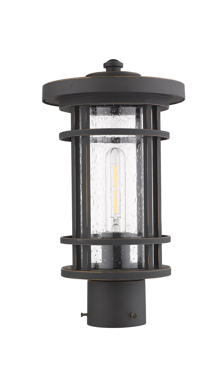 Z-Lite Canada - 570PHM-ORB - One Light Outdoor Post Mount Fixture - Jordan - Oil Rubbed Bronze