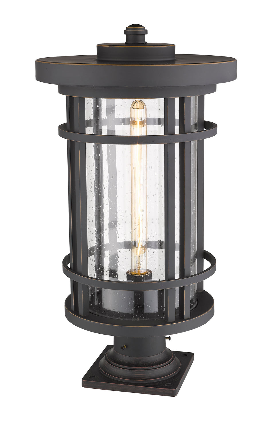 Z-Lite Canada - 570PHXL-533PM-ORB - One Light Outdoor Pier Mounted Fixture - Jordan - Oil Rubbed Bronze