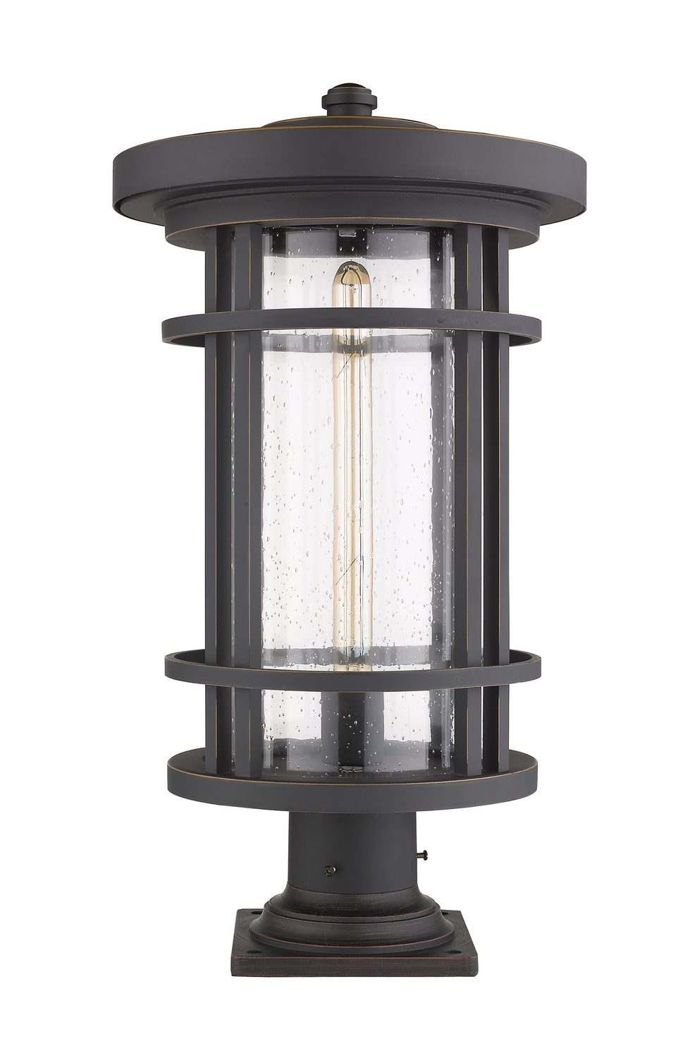 Z-Lite Canada - 570PHXL-533PM-ORB - One Light Outdoor Pier Mounted Fixture - Jordan - Oil Rubbed Bronze