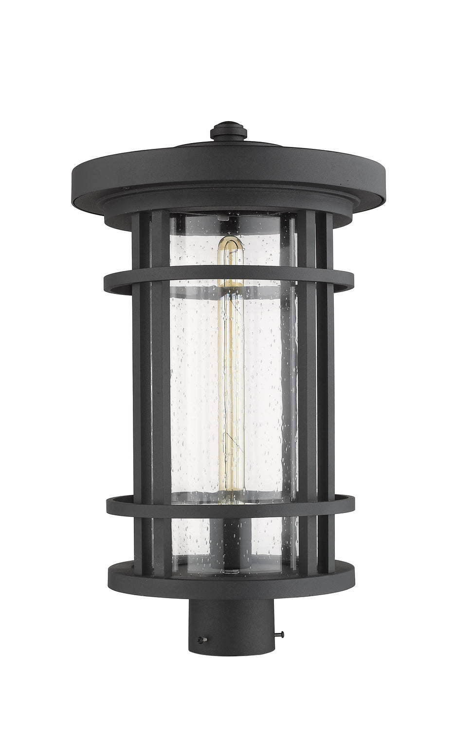 Z-Lite Canada - 570PHXL-BK - One Light Outdoor Post Mount Fixture - Jordan - Black
