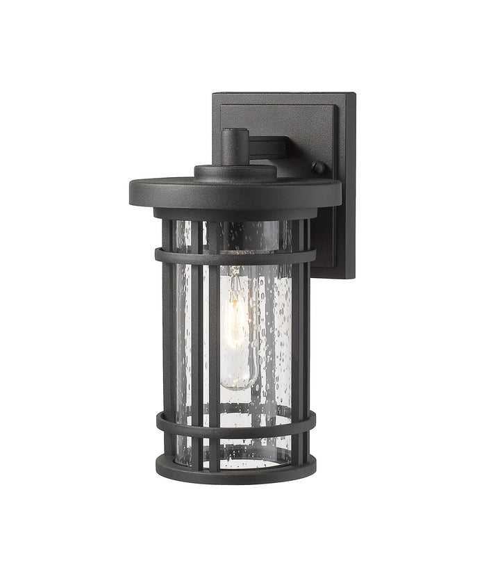 Z-Lite Canada - 570S-BK - One Light Outdoor Wall Light - Jordan - Black
