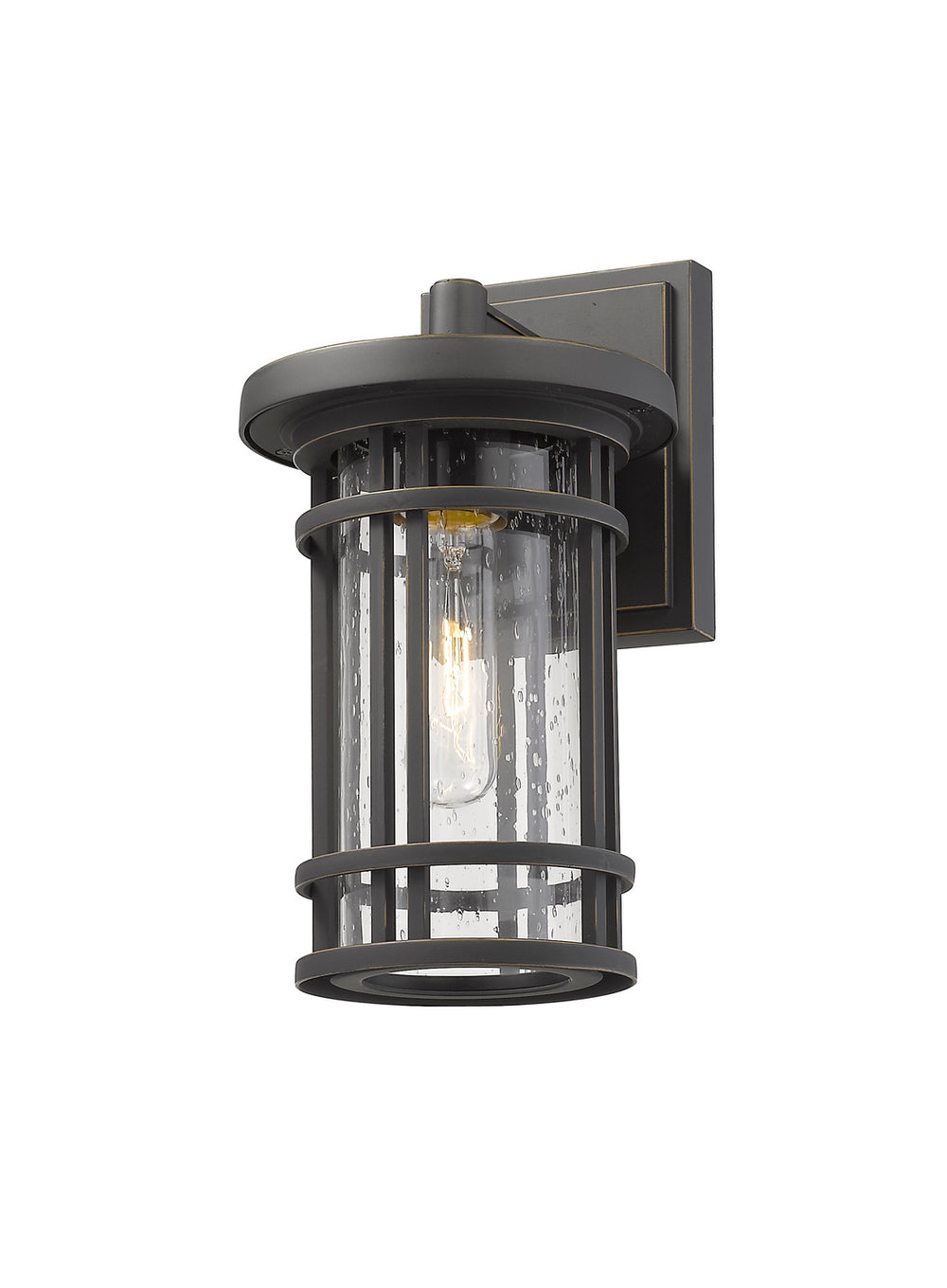 Z-Lite Canada - 570S-ORB - One Light Outdoor Wall Light - Jordan - Oil Rubbed Bronze