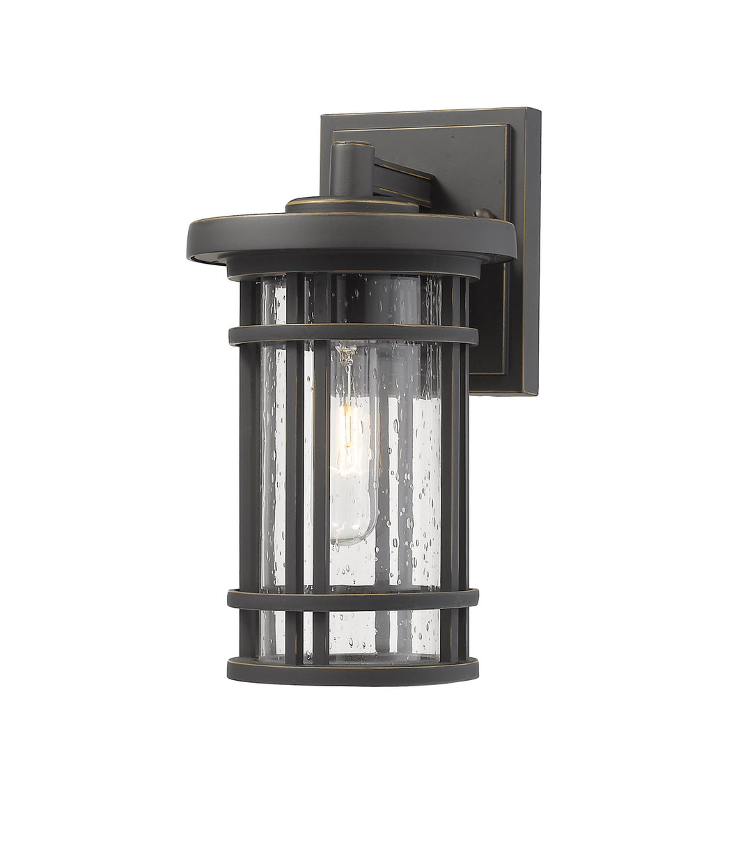 Jordan One Light Outdoor Wall Light in Oil Rubbed Bronze - available from The Lighting Shoppe, trusted by Canadian homeowners