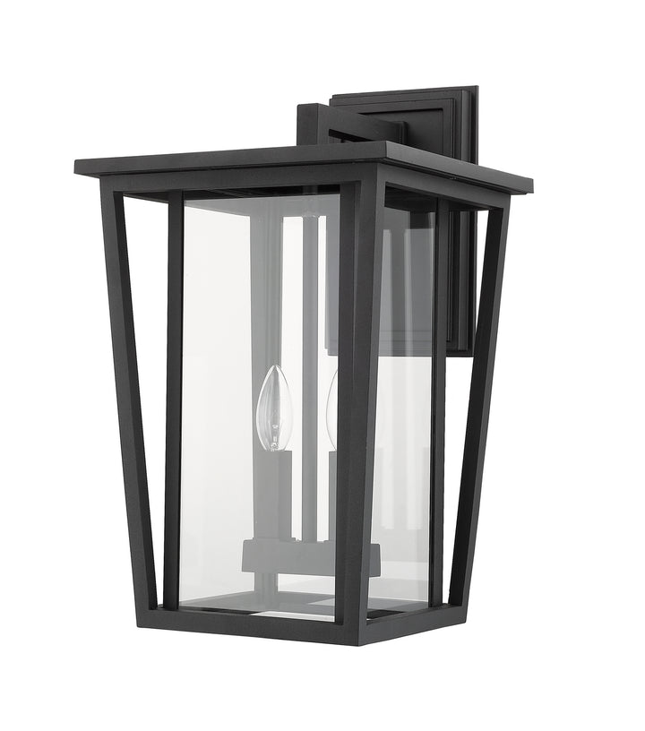 Z-Lite Canada - 571B-BK - Two Light Outdoor Wall Sconce - Seoul - Black