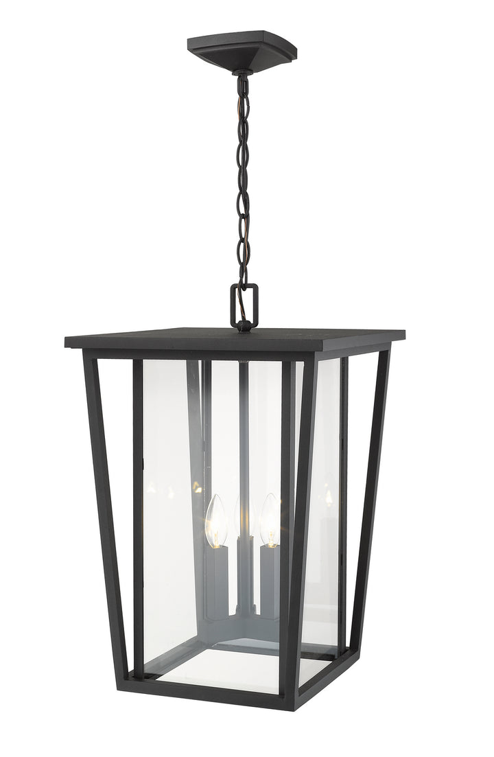 Z-Lite Canada - 571CHXL-BK - Three Light Outdoor Chain Mount Ceiling Fixture - Seoul - Black