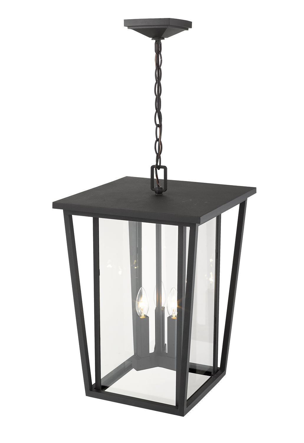 Z-Lite Canada - 571CHXL-BK - Three Light Outdoor Chain Mount Ceiling Fixture - Seoul - Black