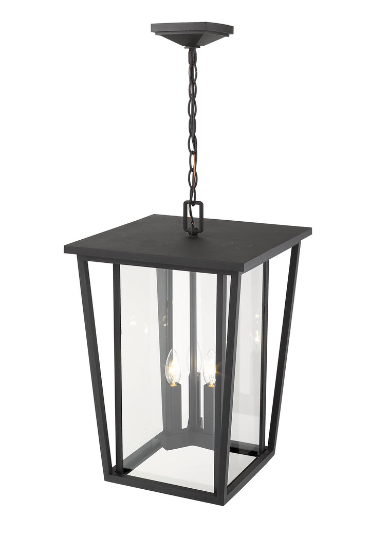 Z-Lite Canada - 571CHXL-BK - Three Light Outdoor Chain Mount Ceiling Fixture - Seoul - Black