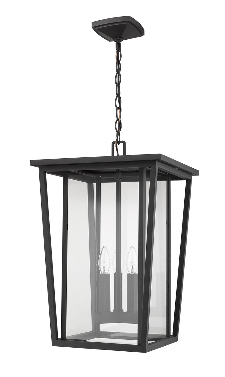 Z-Lite Canada - 571CHXL-BK - Three Light Outdoor Chain Mount Ceiling Fixture - Seoul - Black