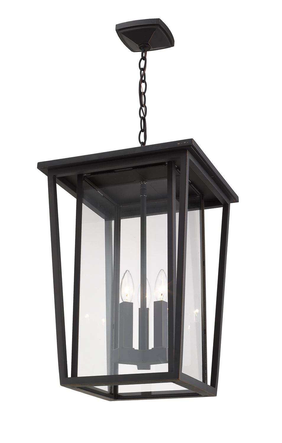 Z-Lite Canada - 571CHXL-ORB - Three Light Outdoor Chain Mount Ceiling Fixture - Seoul - Oil Rubbed Bronze