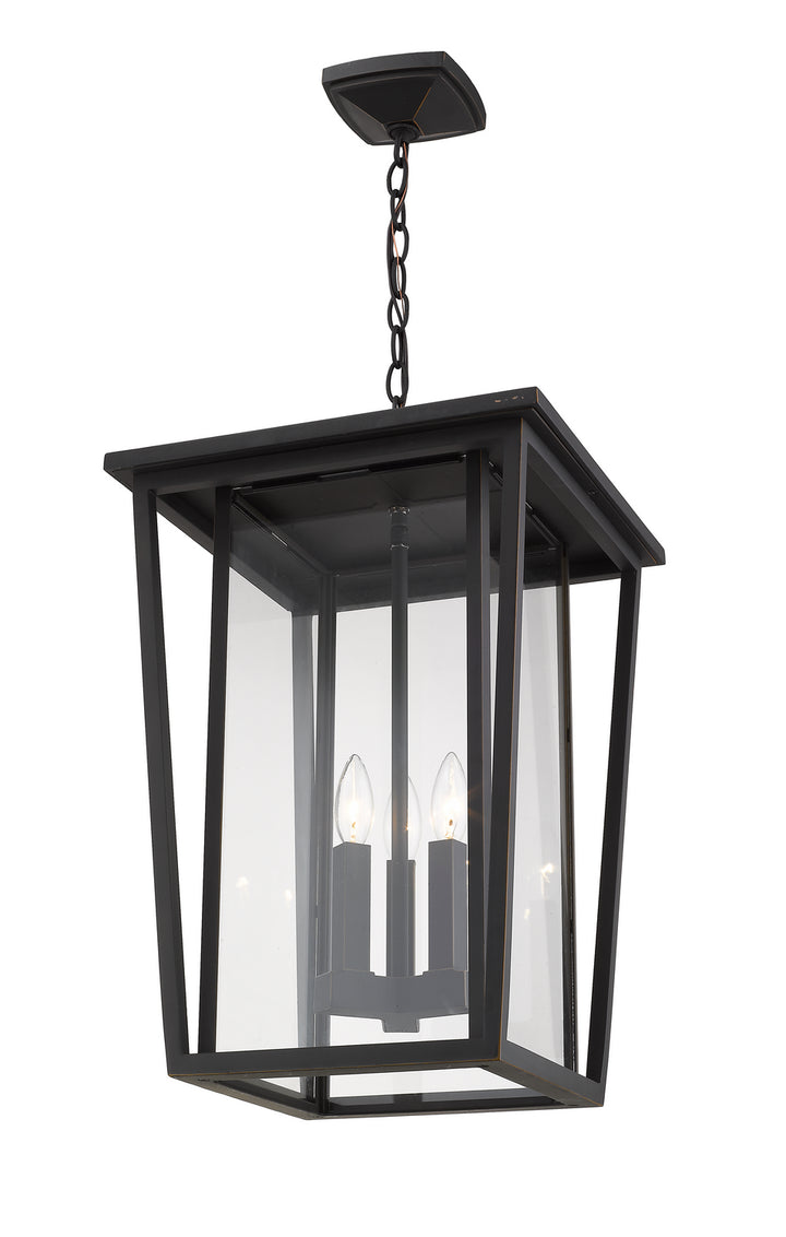 Z-Lite Canada - 571CHXL-ORB - Three Light Outdoor Chain Mount Ceiling Fixture - Seoul - Oil Rubbed Bronze