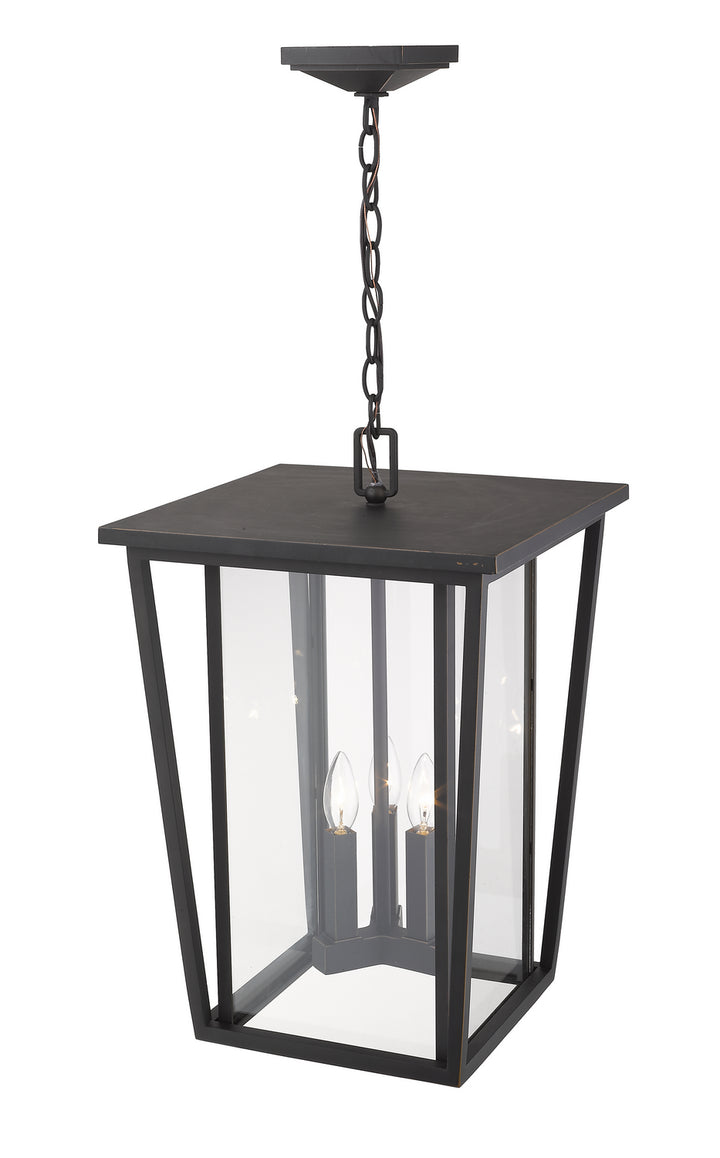 Z-Lite Canada - 571CHXL-ORB - Three Light Outdoor Chain Mount Ceiling Fixture - Seoul - Oil Rubbed Bronze
