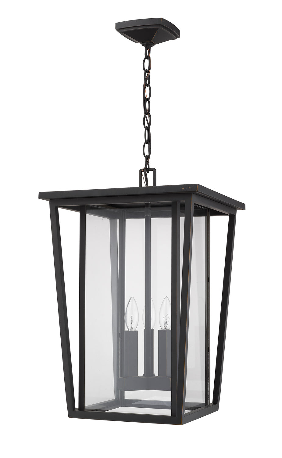 Z-Lite Canada - 571CHXL-ORB - Three Light Outdoor Chain Mount Ceiling Fixture - Seoul - Oil Rubbed Bronze