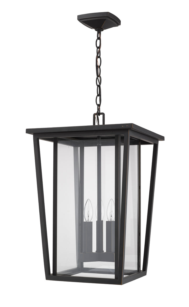 Z-Lite Canada - 571CHXL-ORB - Three Light Outdoor Chain Mount Ceiling Fixture - Seoul - Oil Rubbed Bronze