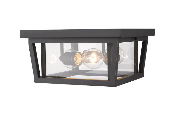 Z-Lite Canada - 571F-ORB - Three Light Outdoor Flush Mount - Seoul - Oil Rubbed Bronze