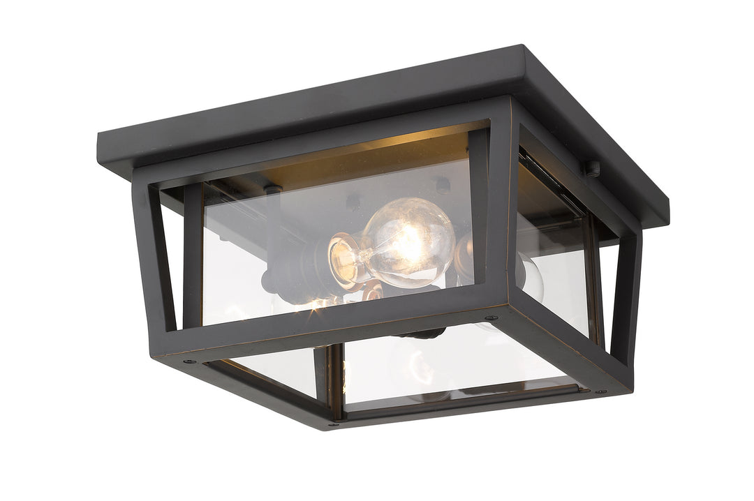Z-Lite Canada - 571F-ORB - Three Light Outdoor Flush Mount - Seoul - Oil Rubbed Bronze