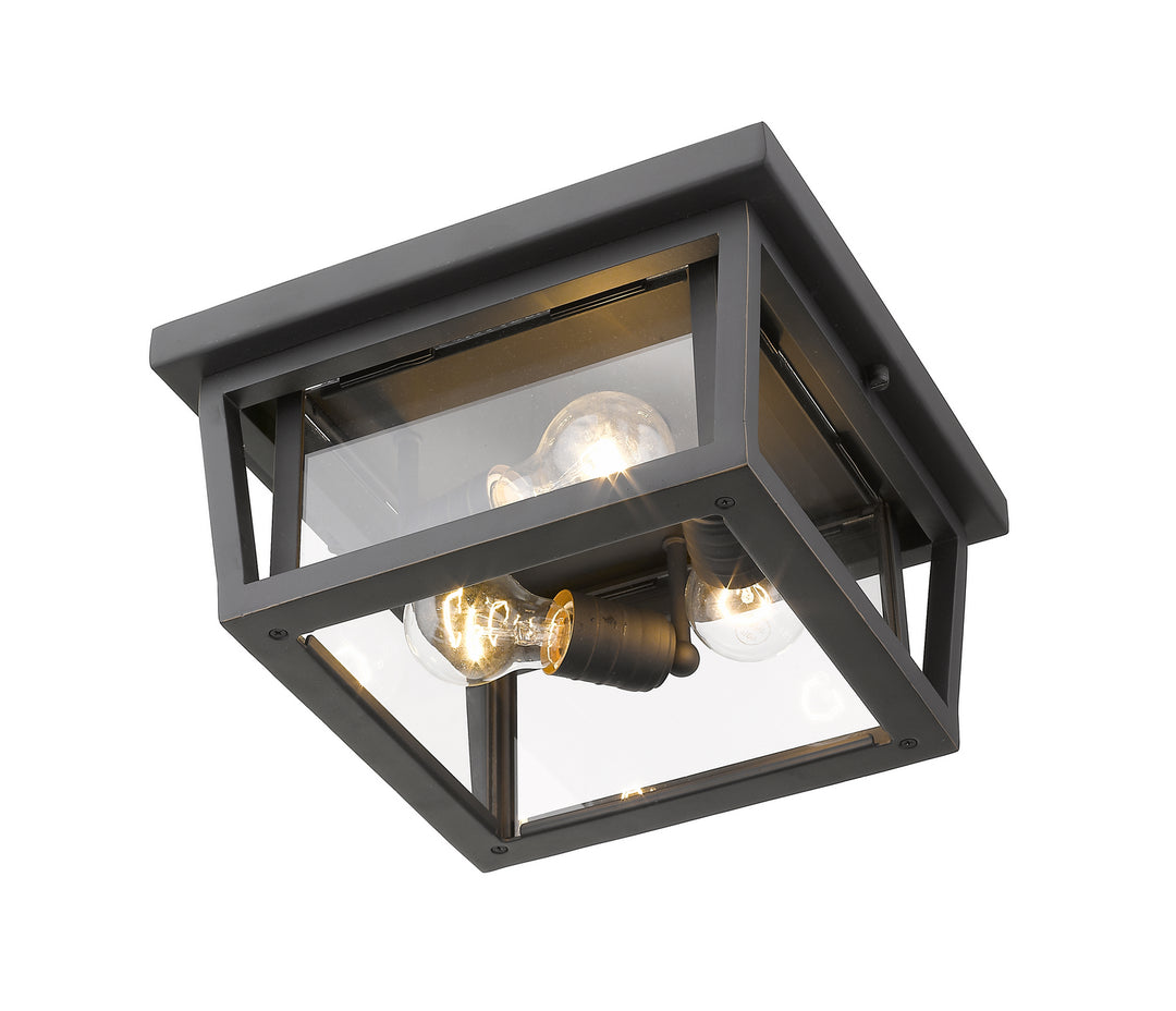 Z-Lite Canada - 571F-ORB - Three Light Outdoor Flush Mount - Seoul - Oil Rubbed Bronze