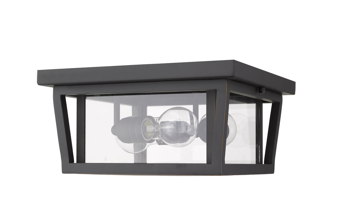 Z-Lite Canada - 571F-ORB - Three Light Outdoor Flush Mount - Seoul - Oil Rubbed Bronze
