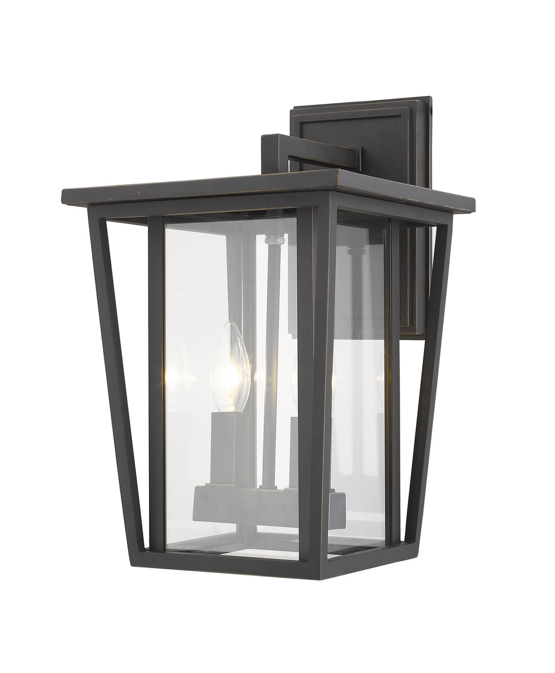 Seoul Two Light Outdoor Wall Sconce in Oil Rubbed Bronze - available from The Lighting Shoppe, trusted by Canadian homeowners