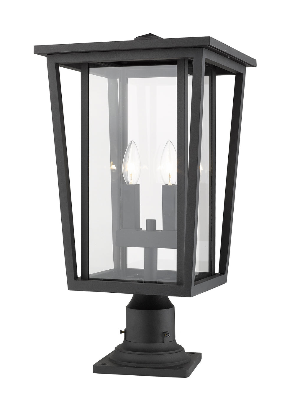 Z-Lite Canada - 571PHBR-533PM-BK - Two Light Outdoor Pier Mounted Fixture - Seoul - Black