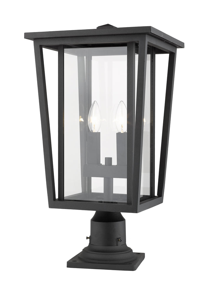 Z-Lite Canada - 571PHBR-533PM-BK - Two Light Outdoor Pier Mounted Fixture - Seoul - Black