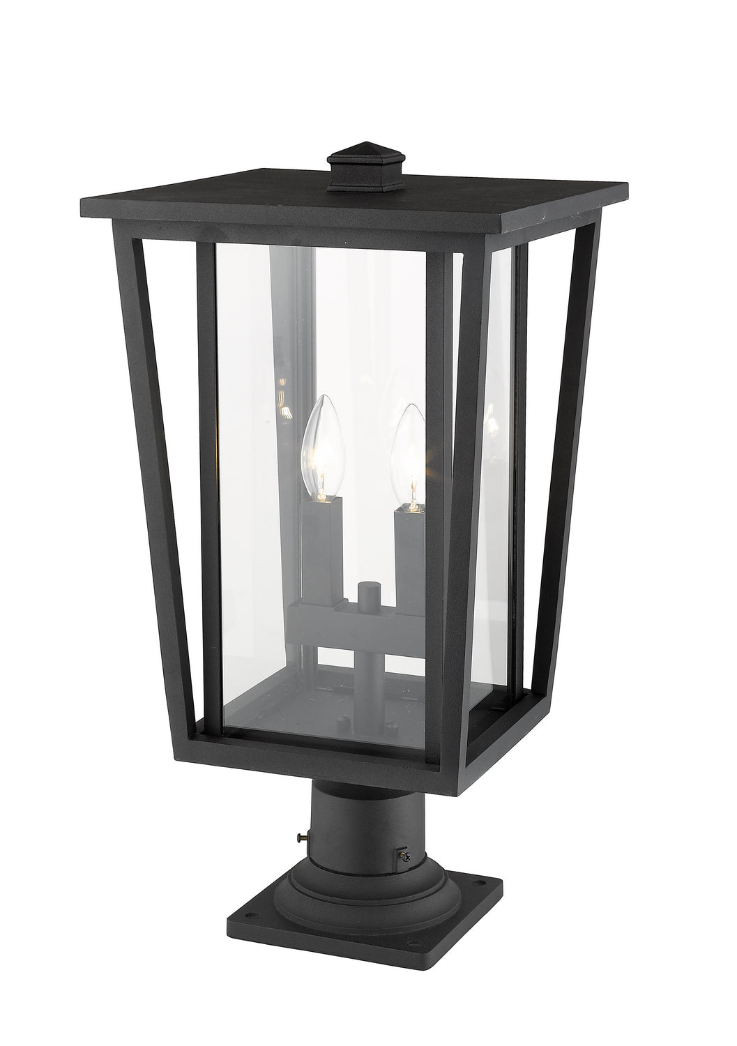 Z-Lite Canada - 571PHBR-533PM-BK - Two Light Outdoor Pier Mounted Fixture - Seoul - Black