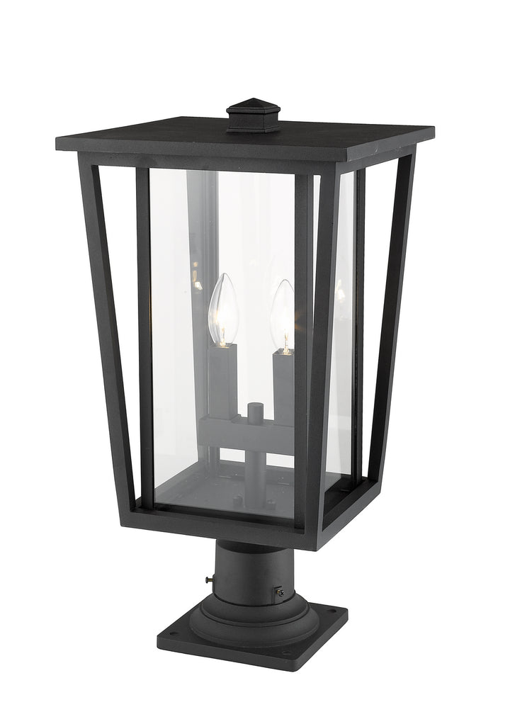 Z-Lite Canada - 571PHBR-533PM-BK - Two Light Outdoor Pier Mounted Fixture - Seoul - Black