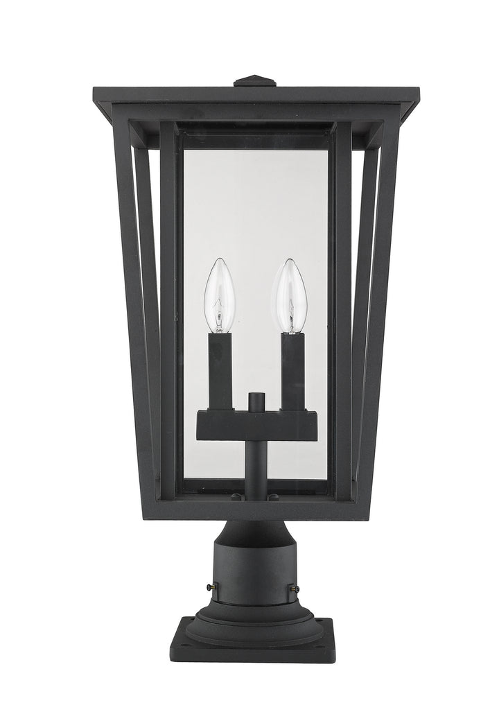 Z-Lite Canada - 571PHBR-533PM-BK - Two Light Outdoor Pier Mounted Fixture - Seoul - Black