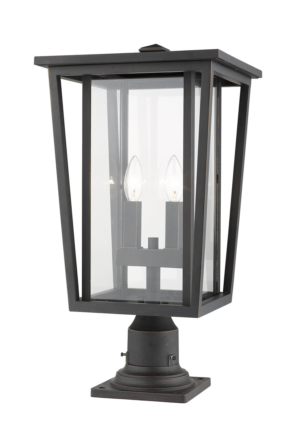 Z-Lite Canada - 571PHBR-533PM-ORB - Two Light Outdoor Pier Mounted Fixture - Seoul - Oil Rubbed Bronze