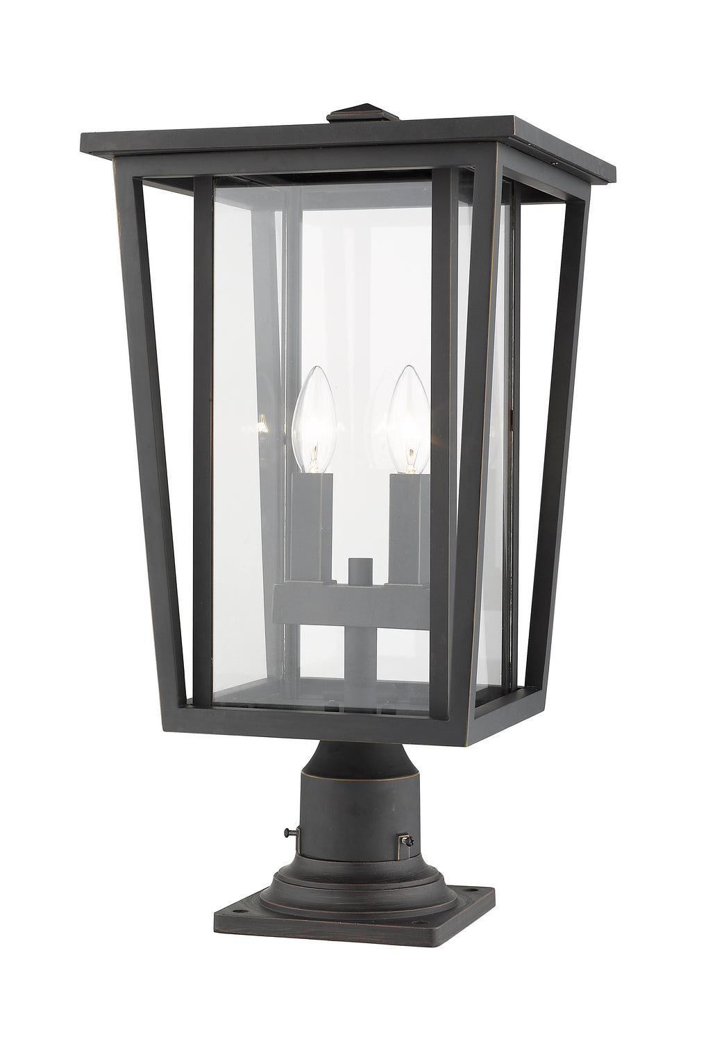 Z-Lite Canada - 571PHBR-533PM-ORB - Two Light Outdoor Pier Mounted Fixture - Seoul - Oil Rubbed Bronze