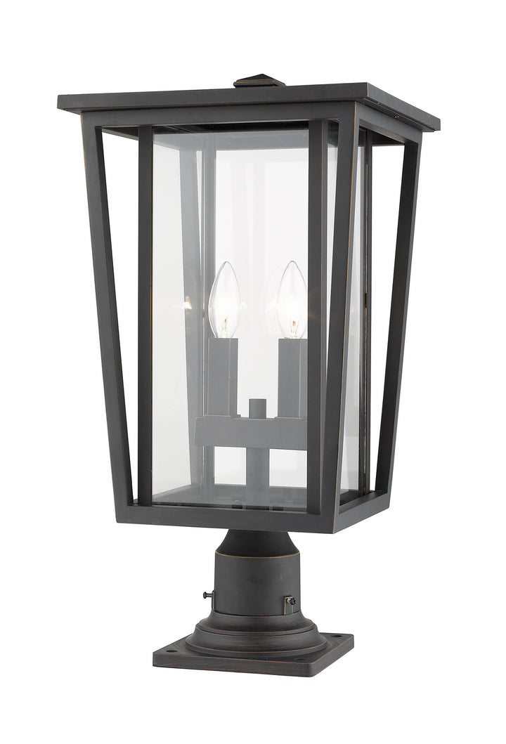 Z-Lite Canada - 571PHBR-533PM-ORB - Two Light Outdoor Pier Mounted Fixture - Seoul - Oil Rubbed Bronze