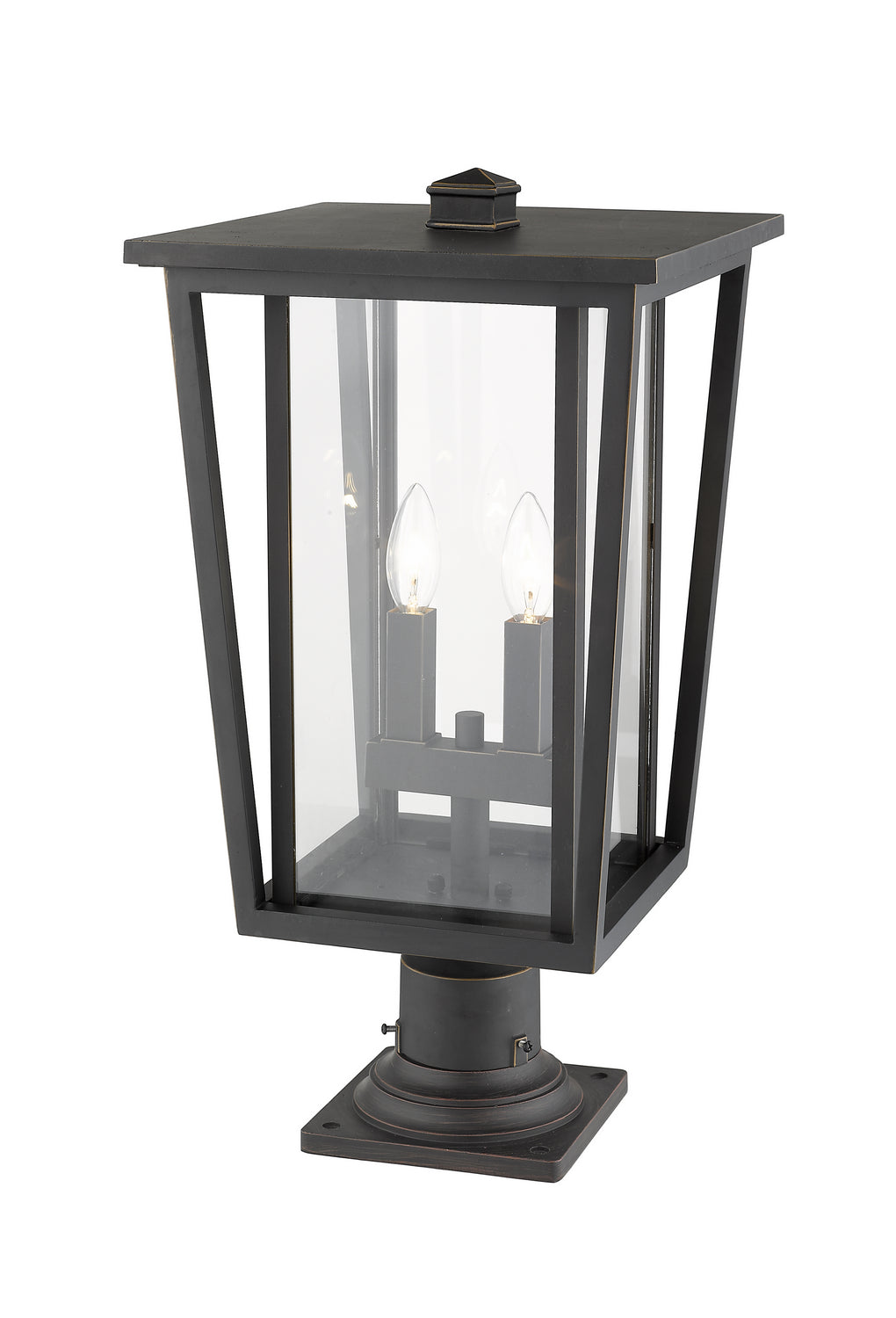 Z-Lite Canada - 571PHBR-533PM-ORB - Two Light Outdoor Pier Mounted Fixture - Seoul - Oil Rubbed Bronze