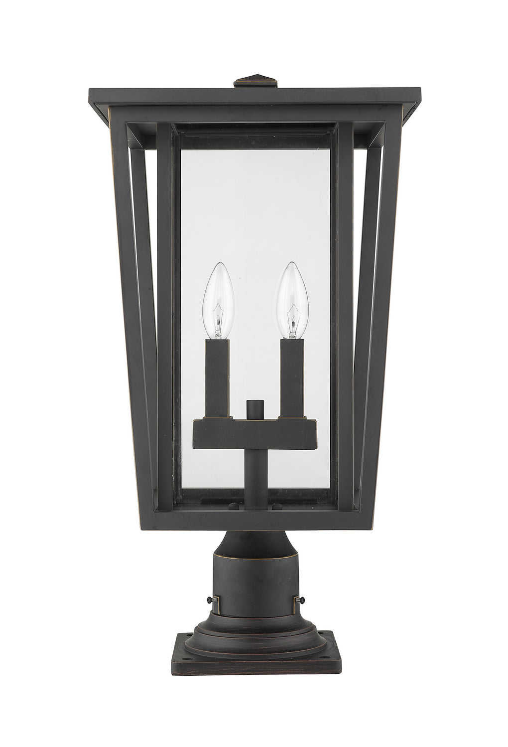 Z-Lite Canada - 571PHBR-533PM-ORB - Two Light Outdoor Pier Mounted Fixture - Seoul - Oil Rubbed Bronze
