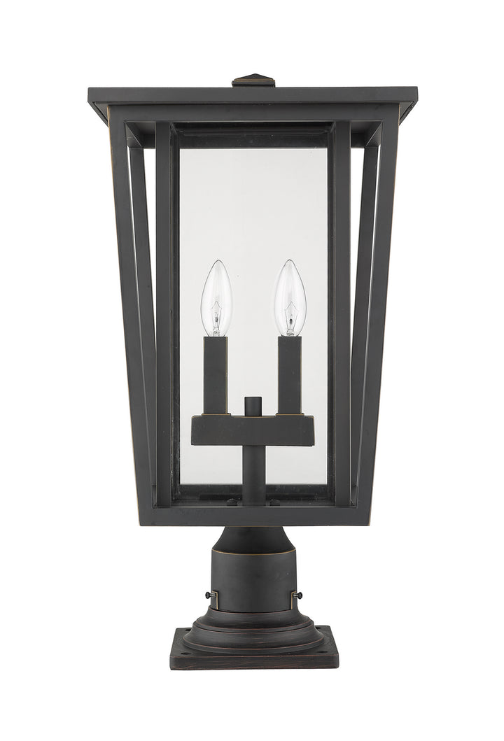Z-Lite Canada - 571PHBR-533PM-ORB - Two Light Outdoor Pier Mounted Fixture - Seoul - Oil Rubbed Bronze