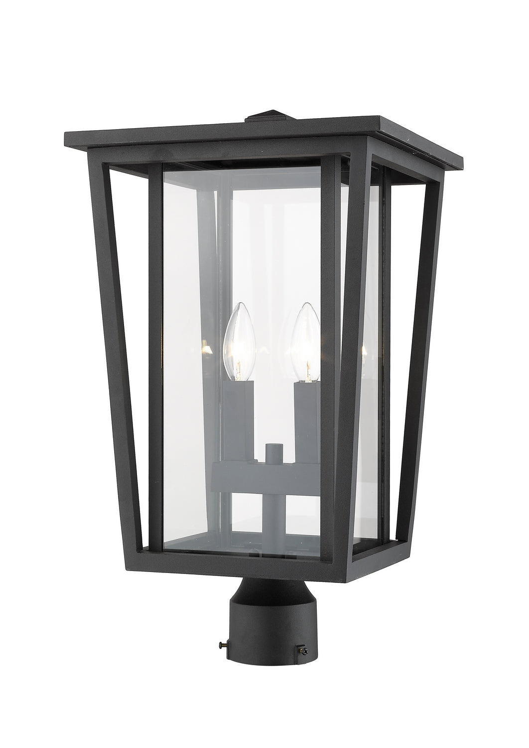 Z-Lite Canada - 571PHBR-BK - Two Light Outdoor Post Mount Fixture - Seoul - Black