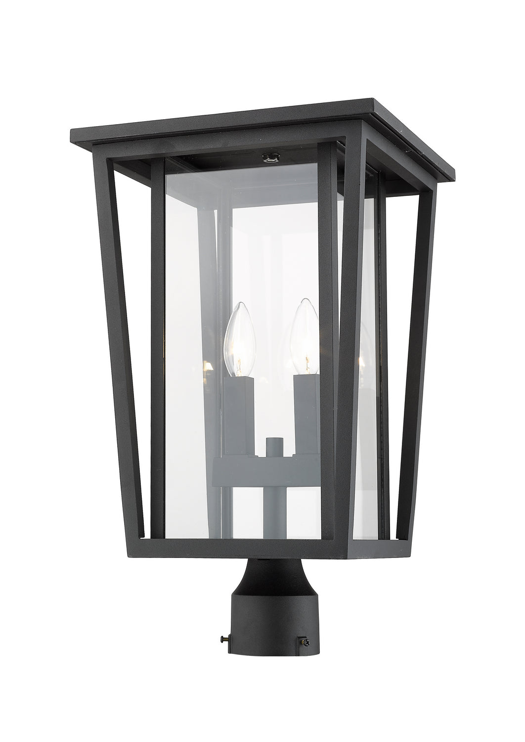 Z-Lite Canada - 571PHBR-BK - Two Light Outdoor Post Mount Fixture - Seoul - Black