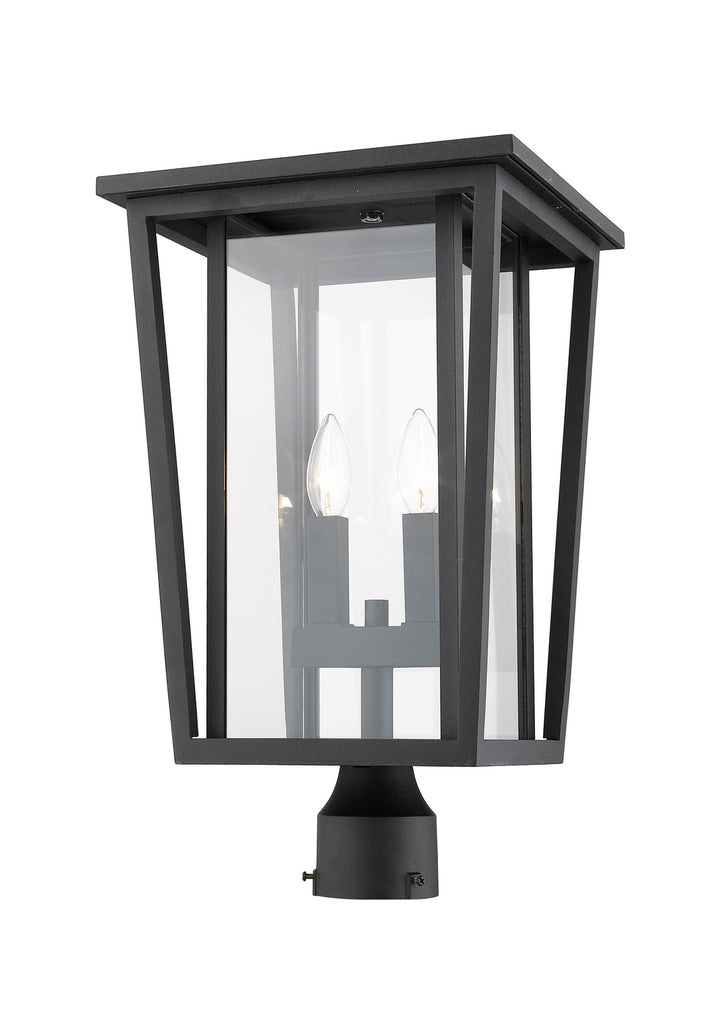 Z-Lite Canada - 571PHBR-BK - Two Light Outdoor Post Mount Fixture - Seoul - Black