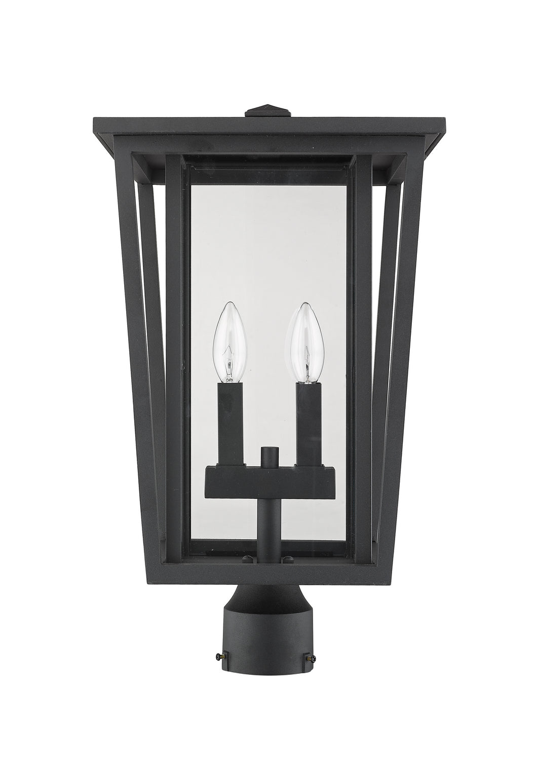 Z-Lite Canada - 571PHBR-BK - Two Light Outdoor Post Mount Fixture - Seoul - Black