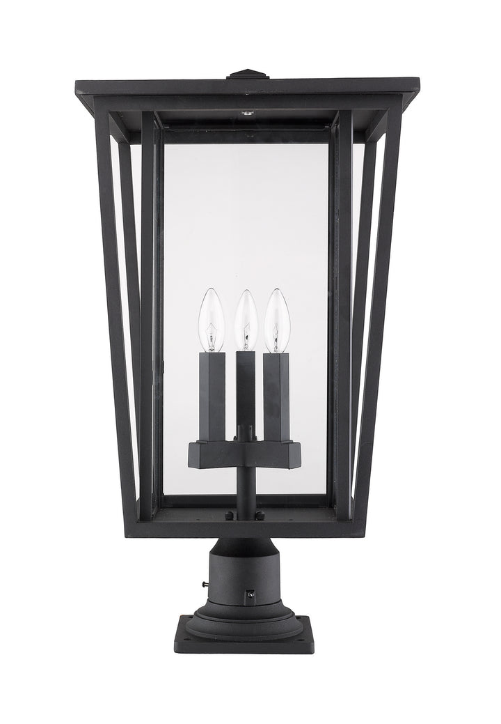 Z-Lite Canada - 571PHXLR-533PM-BK - Three Light Outdoor Pier Mounted Fixture - Seoul - Black